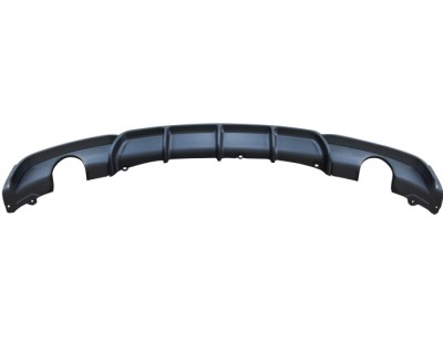 Spoiler bara spate BMW Seria 3 (F30/F31), 01.2012-12.2019, negru; type M-Performance; cu gauri pentru 2 iesiri simple; TUNING, foto