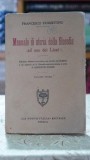 Manuale di istoria della filosofia ad uso dei licei - Augusto Guzzo