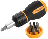 Surubelnita cu Clichet 7 in 1 Tolsen, CR-V, Set 7 biti, Surubelnita Multifunctionala, Profesionala, Compacta