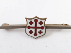 Veche insigna masonica Cavalerii Templieri H.W.Miller Birmingham