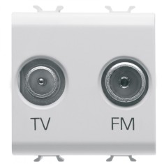Priza TV+FM 2M Gewiss Chorus alb GW10381