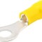 Papuci electrici izolati, galben cu Inel, 6,4 mm, lungime 32,50 mm, crimpat, 676, 10 terminale la blister Carpoint AutoDrive ProParts