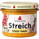 Pate vegetal Zwergenwiese cu ierburi aromate si tomate, fara gluten, bio, vegan - 180g