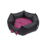 Patut Comfy Lola, Negru/Roz, 45 x 45 x 18 cm, Global Pet