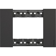 Rama ornament 3M Living Now Bticino negru KA4803KG