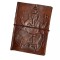 Agenda-Jurnal GANESHA, Coperta Piele Ecologica, 100 File, 13x10x2 cm