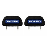 Set 5 huse tetiere negre, pentru gama auto VOLVO