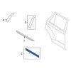Bandou usa spate FORD EDGE, 10.2006-10.2014, partea dreapta, grunduit, gri,