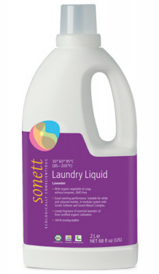 DETERGENT ECOLOGIC LICHID PT. RUFE ALBE SI COLORATE LAVANDA 2L Sonett foto