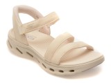 Cumpara ieftin Sandale SKECHERS nude, GO WALK GLIDE-STEP 2.0, din material textil