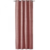 Draperie Elfie Opac cu inele Jemidi, 140 x 245 cm, Roz, Poliester, 55279.10.01