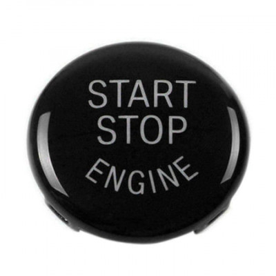 Capac buton start stop BMW E60, E61, E90, E91, X1, X3, X5 , negru foto