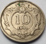 10 Heller 1893 Austria, Km#2802, Franz Joseph I, Europa