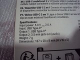 Adaptor casti USB-C la mufa Jack 3,5mm, Type-C