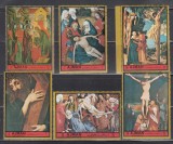 A12 S6 8 - Timbre foarte vechi - Ajman - pictura religioasa, Arta, Stampilat