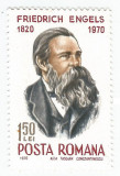 Romania, LP 734/1970, 150 de ani de la nasterea lui Friedrich Engels, MNH