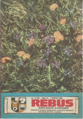 Revista Flacara Rebus nr. 7 / 1 aprilie 1988 foto