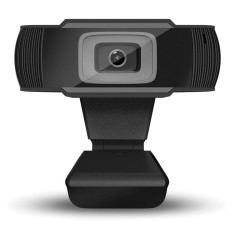 Camera web Platinet, 1920 x 1080 px, microfon incorporat, senzor CMOS, USB 2.0, Negru foto