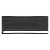 Coliere din plastic negre EXTREME 2,5 x 80 mm, rezistente UV, 100 buc