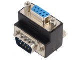 Adaptor DELOCK D-Sub 9 pini soclu și mufă neagră 65264