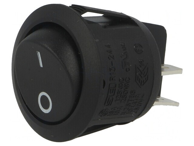 Comutator Balansoar Negru ON-OFF 10A/250V