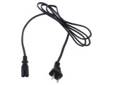 Cablu IEC C7 mamă 1,8m 2x18AWG NEMA 1-15 POS negru