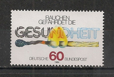 Germania.1984 Campanie antifumat MG.576 foto