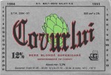 NI447 Etichetă bere blondă superioară Covurlui, 1994-1995, SC Malț Bere Galați SA