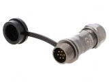 Mufă ST12 tată IP67 5-8mm 5A 125V