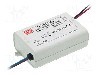 Alimentator pentru LED, 25...70V DC, 0,35A, 24,5W, MEAN WELL - APC-25-350