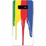Husa silicon pentru Samsung Galaxy S10 Lite, Dripping Colorful Paint
