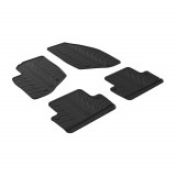 Set covorase auto din cauciuc Volvo V70 2000-2007, VX70 2000-2009, S60 2000-2009 culoare Negru, presuri Gledring, 4 buc.