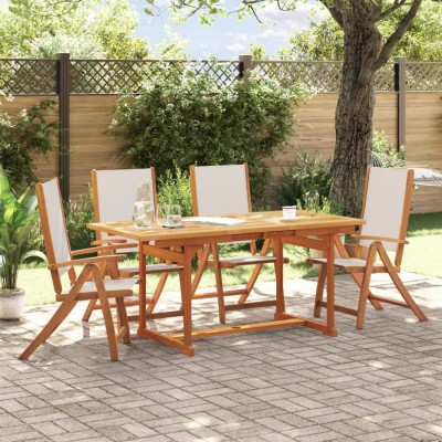 Gossi set mobilier de gradina, 5 piese, lemn masiv acacia/textilena foto