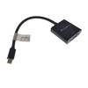 Adaptor Lanberg 40869, DisplayPort Mini tata la VGA mama, rezolutie Full HD 1080p la 60Hz, cu cablu 20 cm