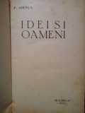 F. Aderca - Idei si oameni (1922)