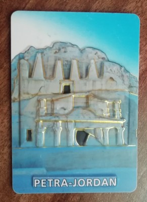 D4 - Magnet frigider - tematica turism - Iordania 1 foto