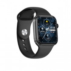 Ceas smartwatch seria 7 compatibil Android si IOS, negru N76 BMG
