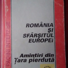 Mihail Sturdza / ROMÂNIA ȘI SFÂRȘITUL EUROPEI (Memorii legionare)