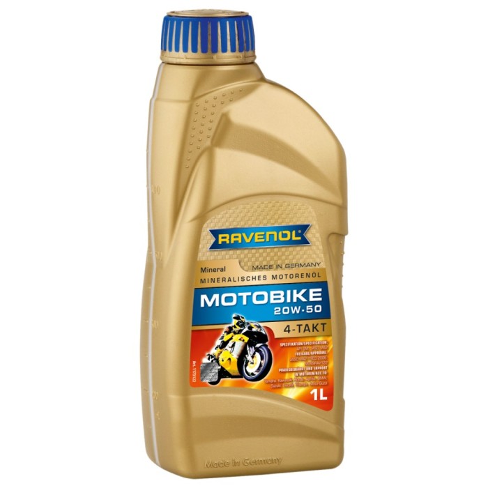 Ulei Ravenol Motobike 4T Mineral 20W50 1 litru