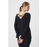 Medicine longsleeve femei, culoarea negru