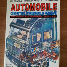 AUTOMOBILE. CUNOASTERE, INTRETINERE SI REPARARE – GH. FRATILA s.a. (2003)