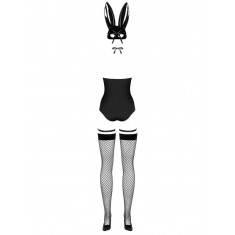 Bunny - Costum sexy, negru, S/M