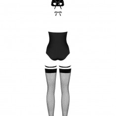 Bunny - Costum sexy, negru, S/M