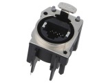 Conector RJ45 AMPHENOL Cat 5e 8p8c THT 19,8x19,8mm RJX8FB5V2LPB