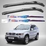 Cumpara ieftin Ștergătoare BMW X5 E53 (1999&ndash;2002) Hibrid | Set Față &ndash; TeamCar&reg;