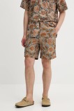 Levi&#039;s pantaloni scurti din bumbac culoarea alb