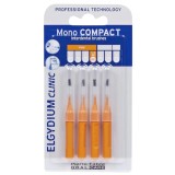 Set 4 periuțe interdentare Elgydium Mono Compact, Orange, mărimea 1,2 mm, de unică folosință
