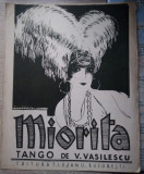 Partitură veche MIORIȚA - tango