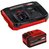 Kit acumulator si incarcator Einhell Power X-Change PLUS 4512143, 18V, 6 Ah, 1350 W putere maxima, 1 h timp incarcare