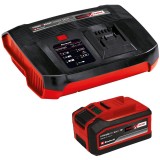 Kit acumulator si incarcator Einhell Power X-Change PLUS 4512143, 18V, 6 Ah, 1350 W putere maxima, 1 h timp incarcare